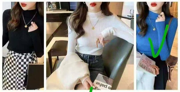 Chic Pull Col Roulé Femme