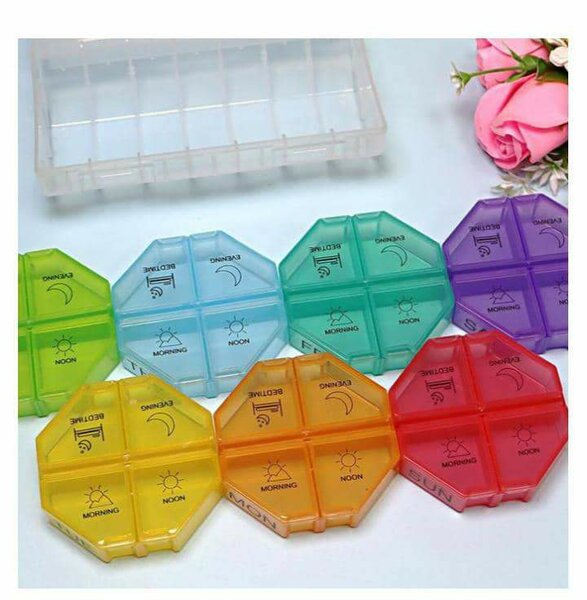 7-days medication storage organiser