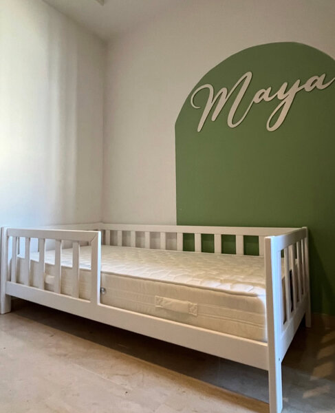 Lit enfant blanc moderne