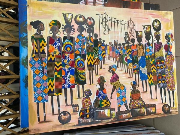 HAND MADE ACRYLIC ON CANVAS PAINTING