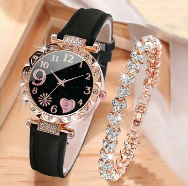 Montre féminine avec bracelet élégant