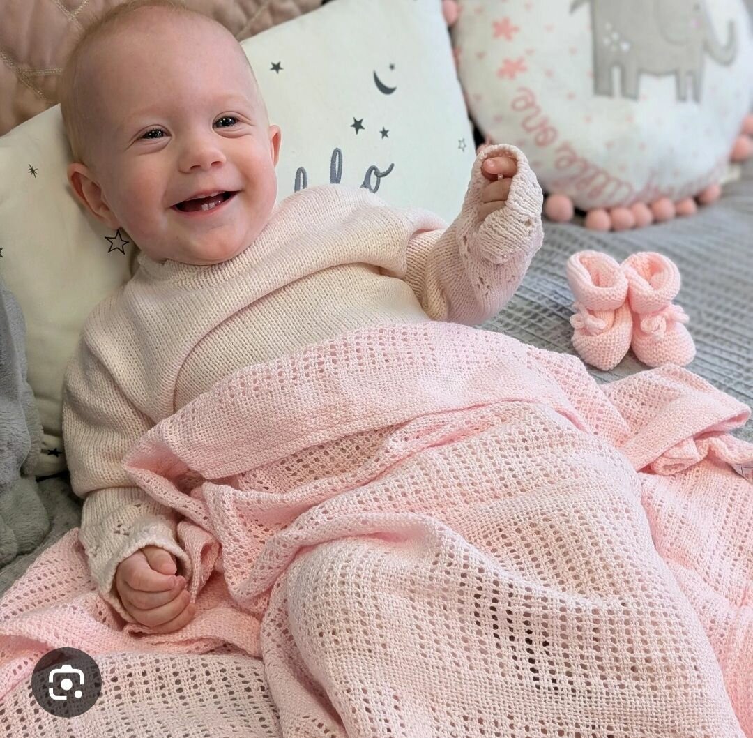 George Baby Cellular Blanket