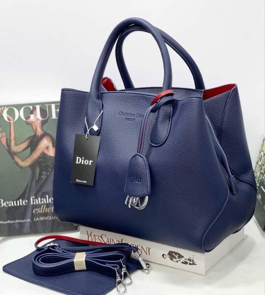 Women's stylish bag Dior blue