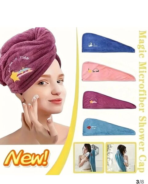 Serviette Cheveux Microfibre