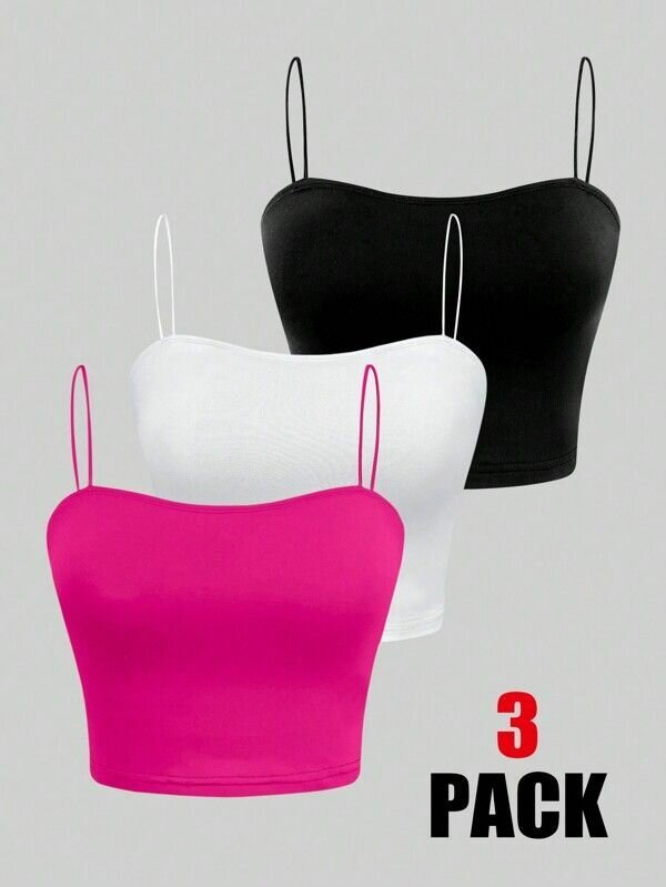 Lot de 3 brassières colorées