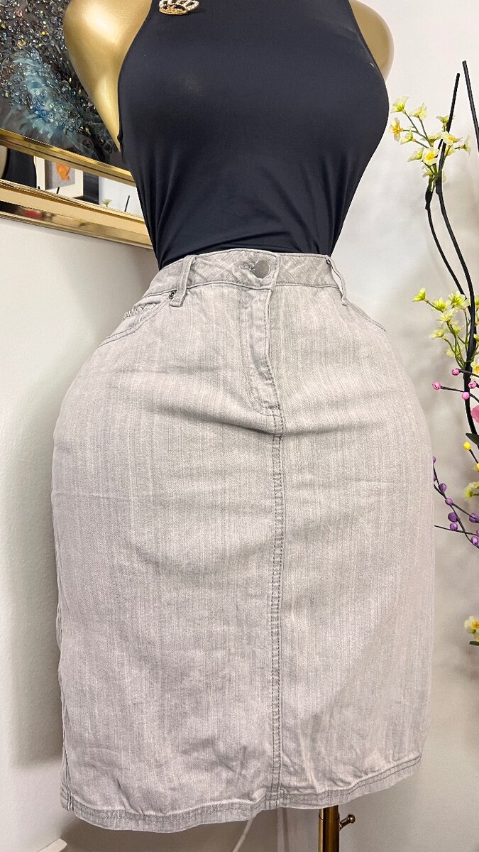 Jupe en jean élégante femme