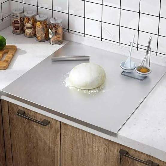 Stainless Steel vegetable cutting and Kneeding board kitchen