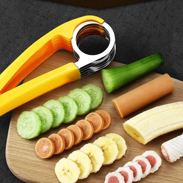 Banana sausage cucumber slicer Cutter Stainless Steel