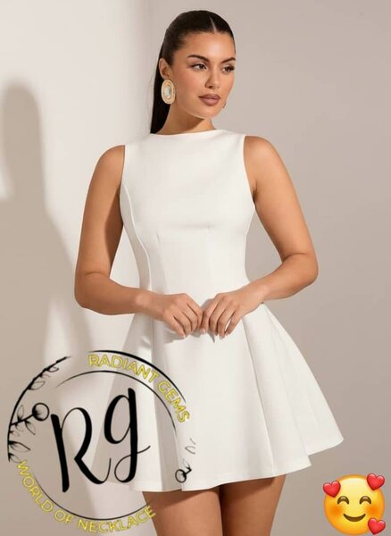 Robe évasée élégante femme