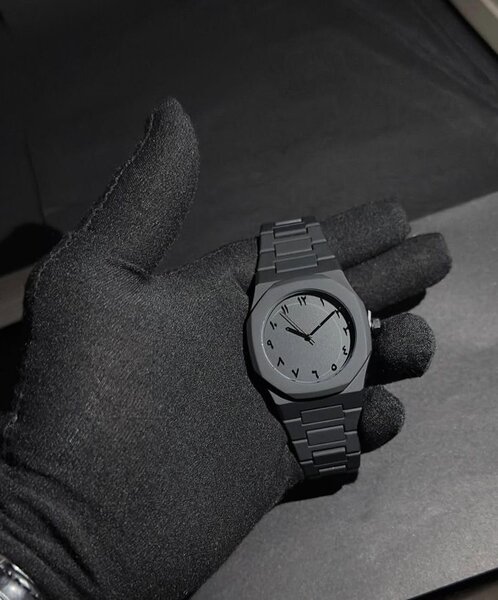 Montre arabic noir
