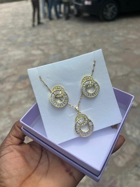 Necklace and earring