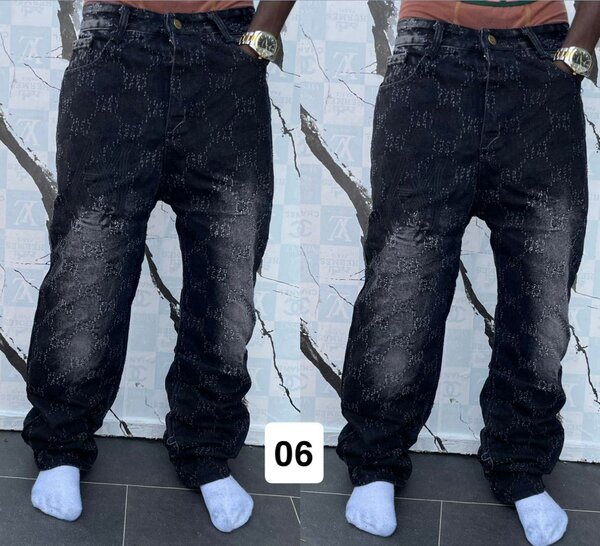 Jean cargo déchiré homme