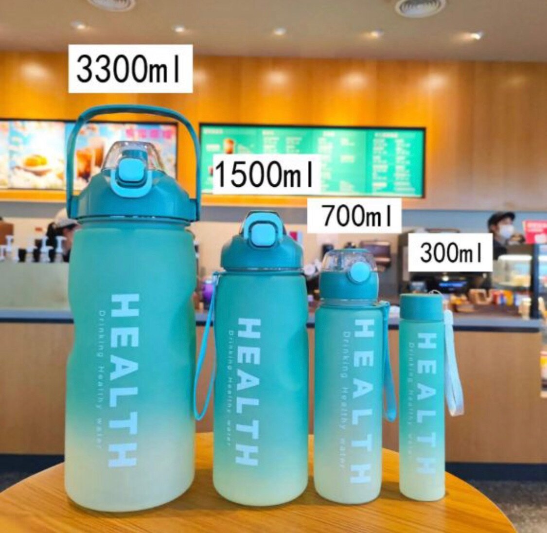 Gym Sports Gradient bottle 4 in 1