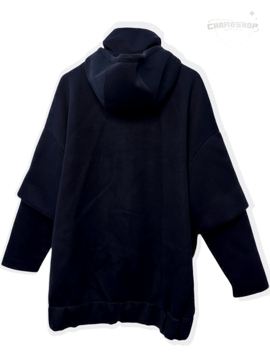 Veste hoodie en coton