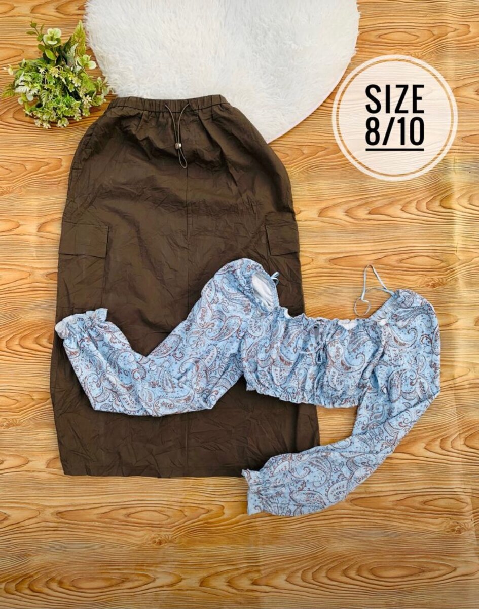 Skirt and cute sexy top