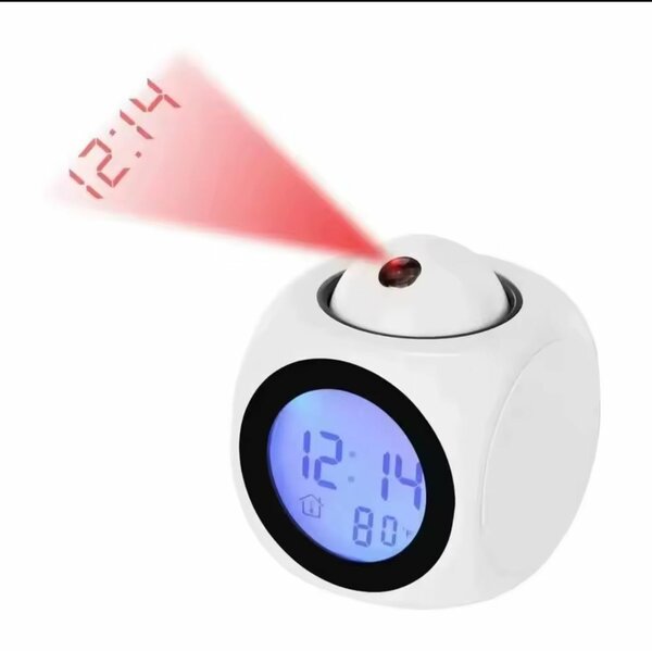 Horloge Réveil à projection numérique