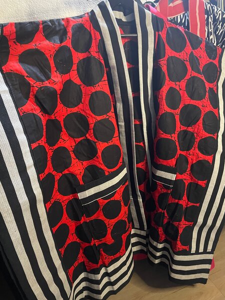 Vibrant Patterned Kimono robe