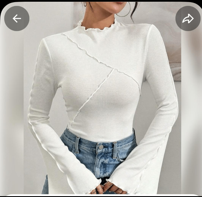 Tops moulants à manches longues