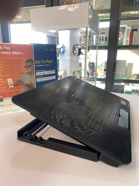 Laptop Stand with Cooling Fans & Led Lights