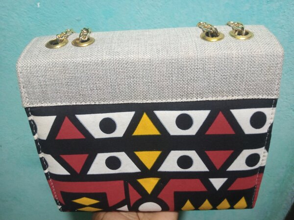 Sac à main en motifs de pagne