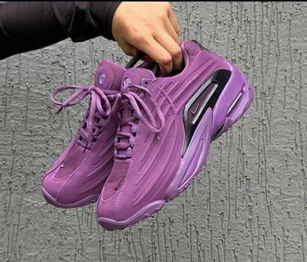 Baskets violettes tendance