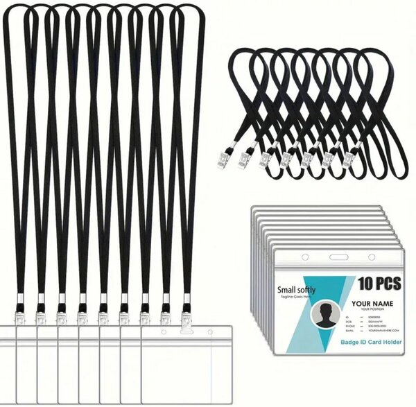 Badge Porte-carte avec Lanyard