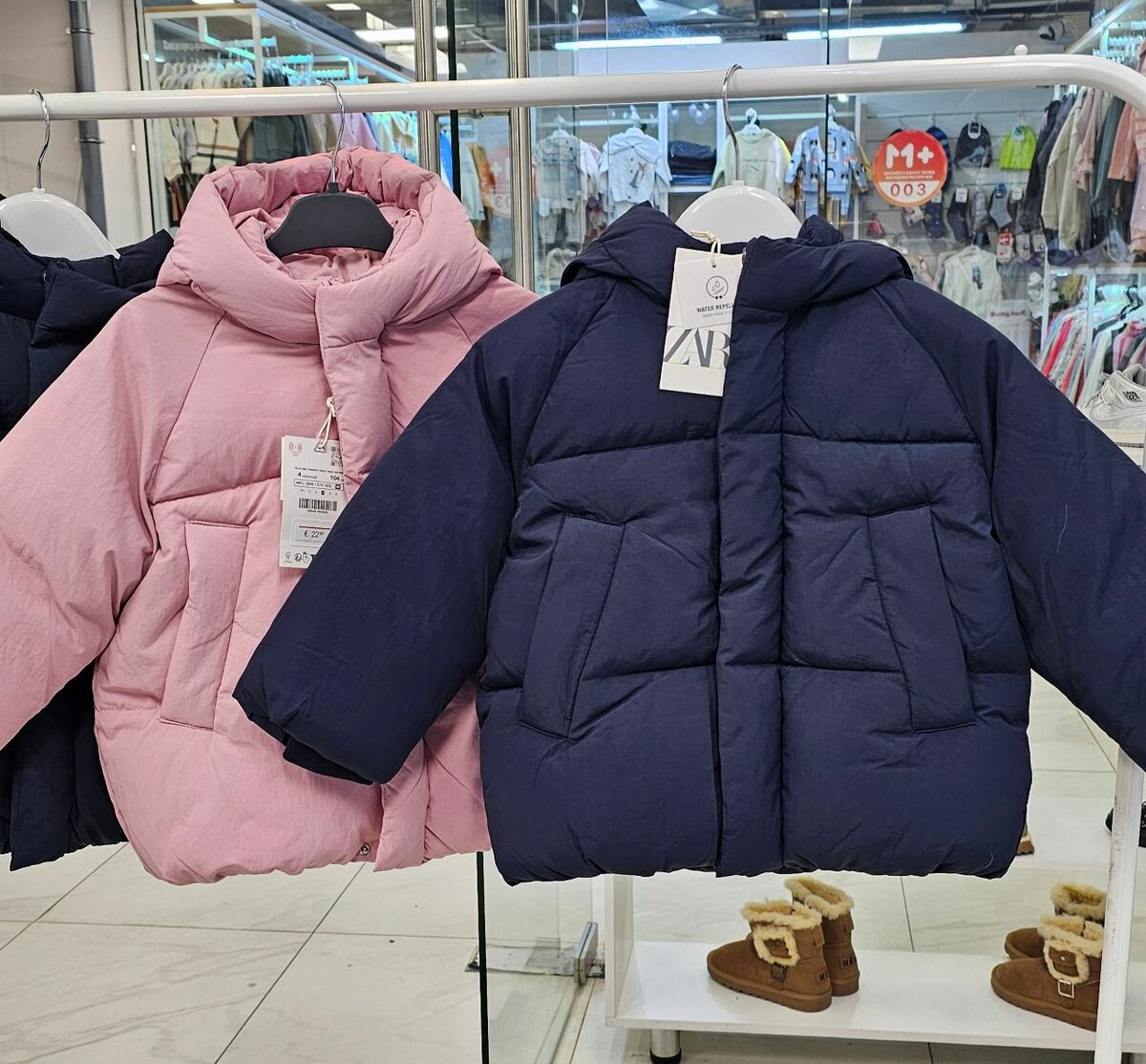 Zara детский пузовик/ зима