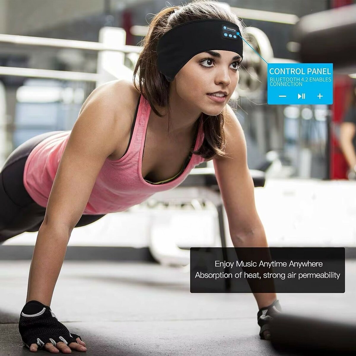 Bandeau de sommeil doux Casque