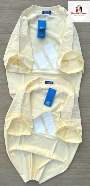 T-shirt en coton beige unisexe