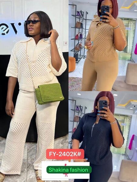 Ensemble Tendance Femme Crochet