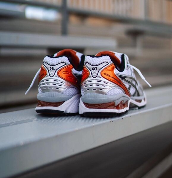 Asics Kayano 14 Orange Blanc