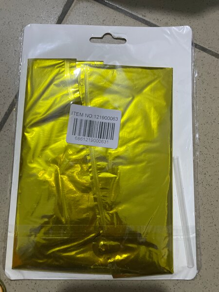 Ballon en aluminium chiffre 9