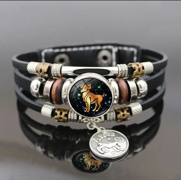 Bracelet Zodiac en cuir