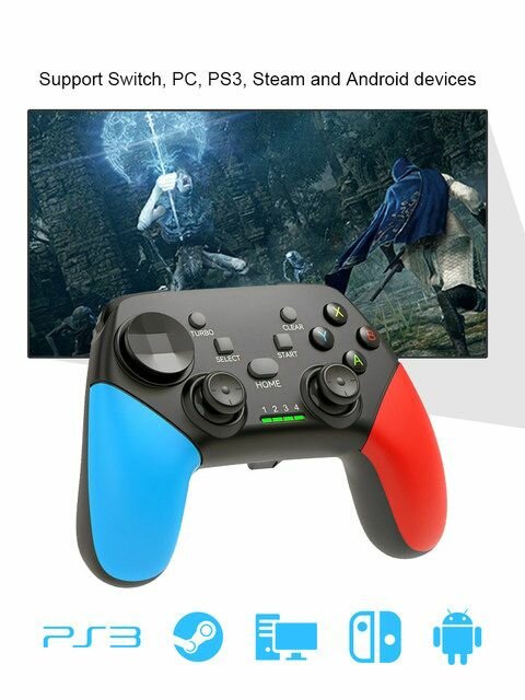 Manette de jeu sans fil polyvalente