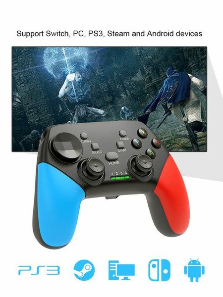 Manette de jeu sans fil polyvalente