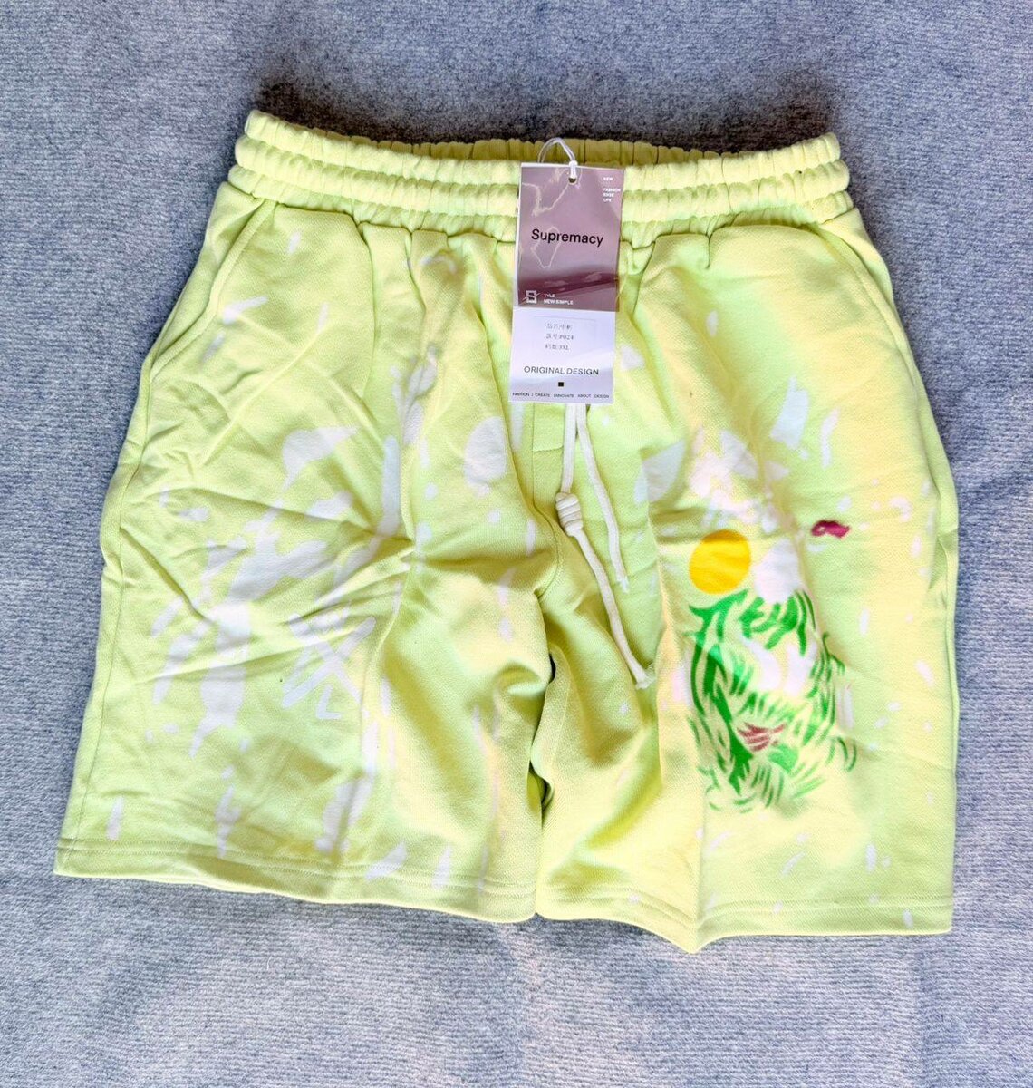 Shorts en coton colorés