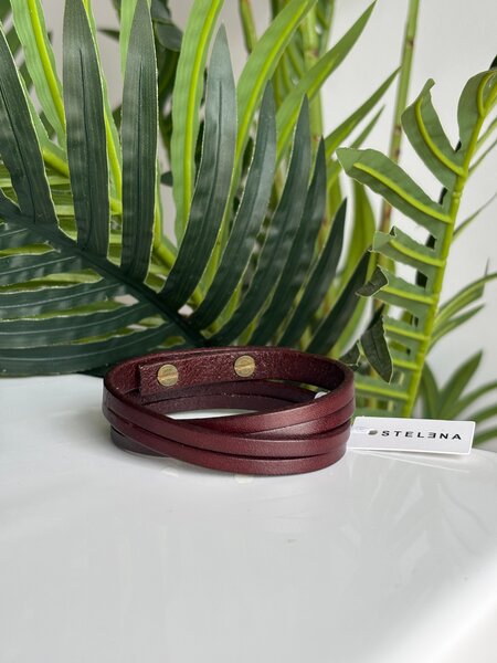 Bracelet en cuir unisexe