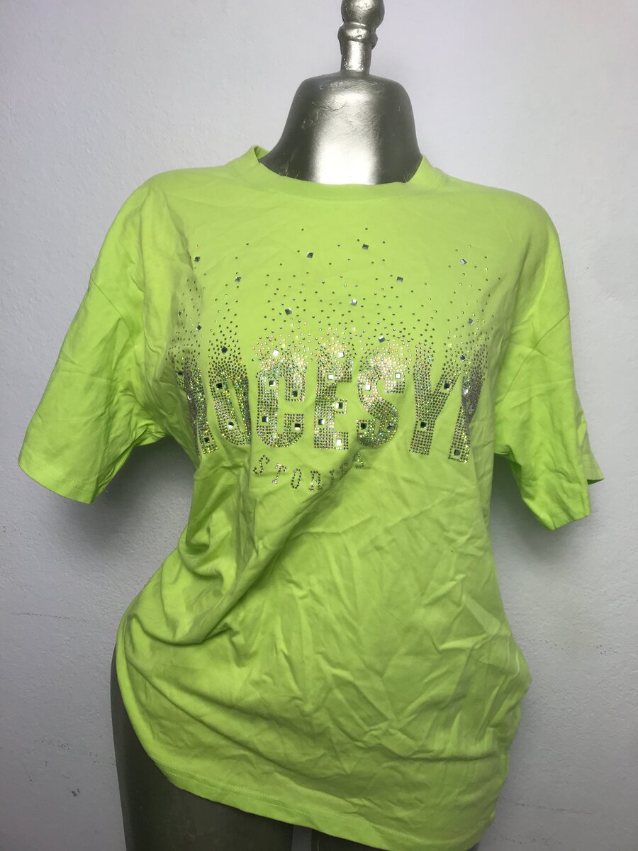 T-shirt verte brillante