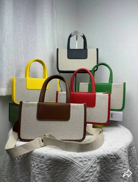 Sac à main en toile tendance