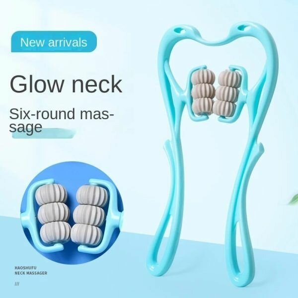 6 wheel neck massager