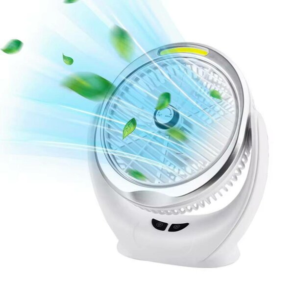 Ventilateur LED 2-en-1 Portable