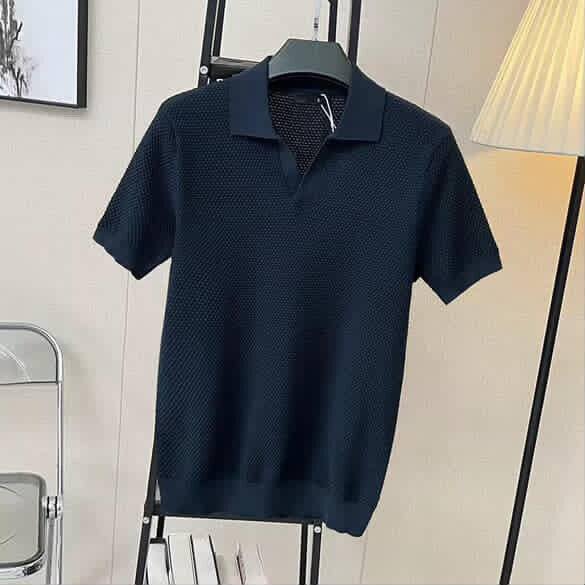 Men's Knit Polo Shirt