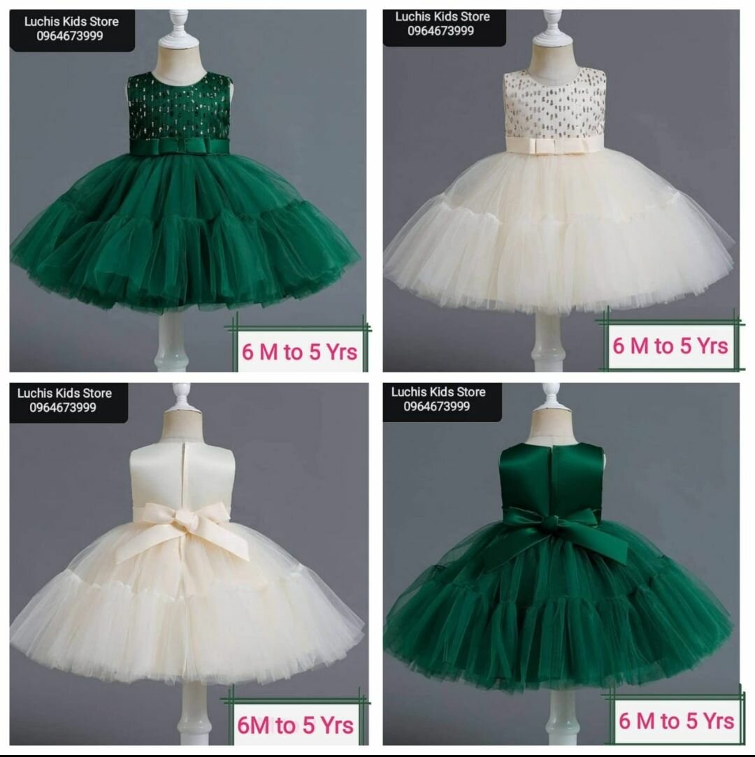 Flared babies party dress