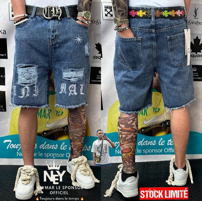 Shorts en Jean Décontractés Homme