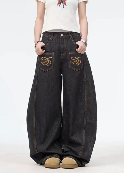 Jeans évasés style vintage