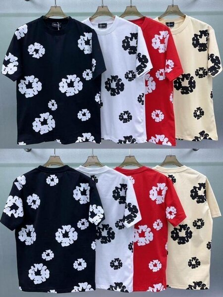T-shirt imprimé floral décontracté