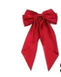 Hair bow red