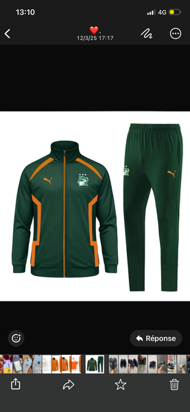 Ensemble de survêtement coloré