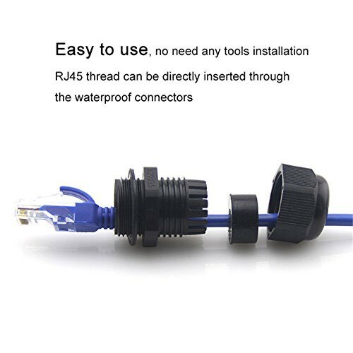 Cat6 /Cat5 Female to Female Adapter Weatherproof Connector