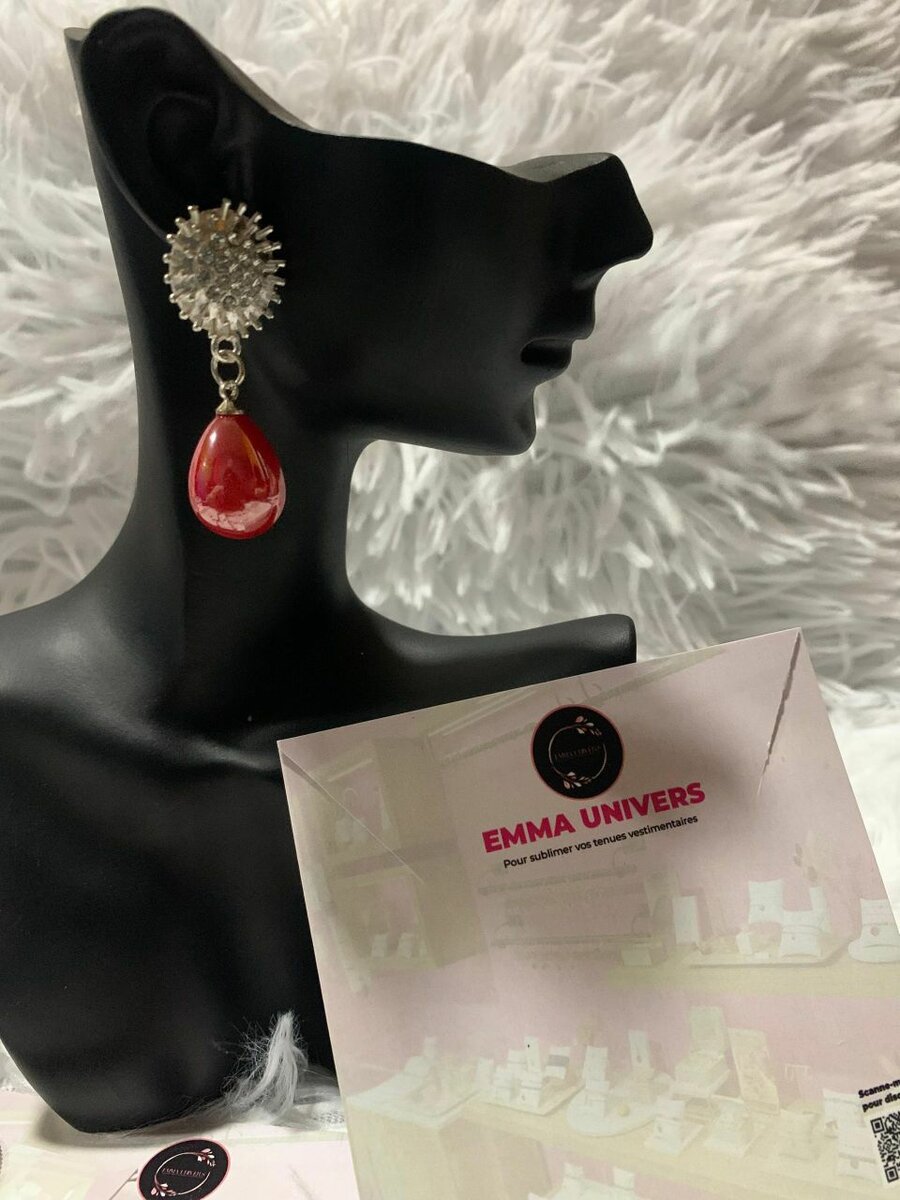 Boucles d'oreilles en acier inoxydable